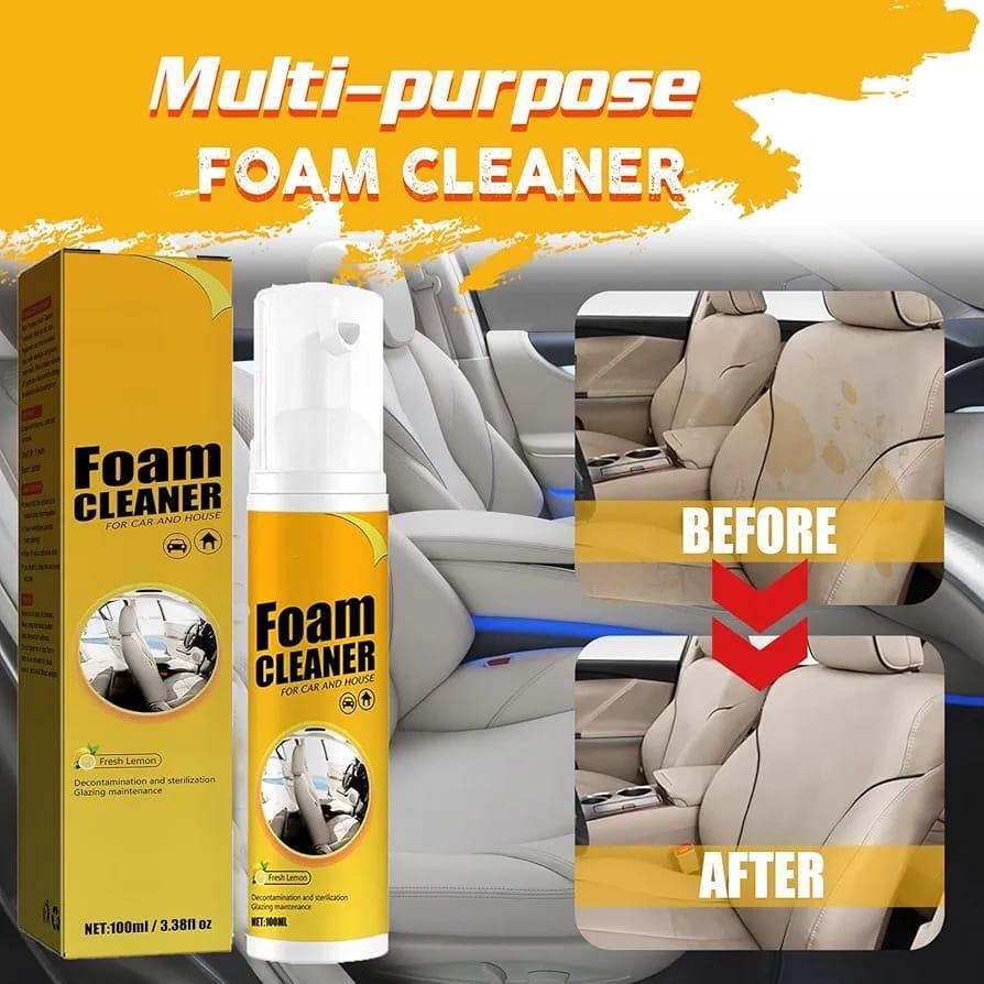 1 Pc Yellow Foam Cleaner - Easy Installation for Dirt and Grime Removal