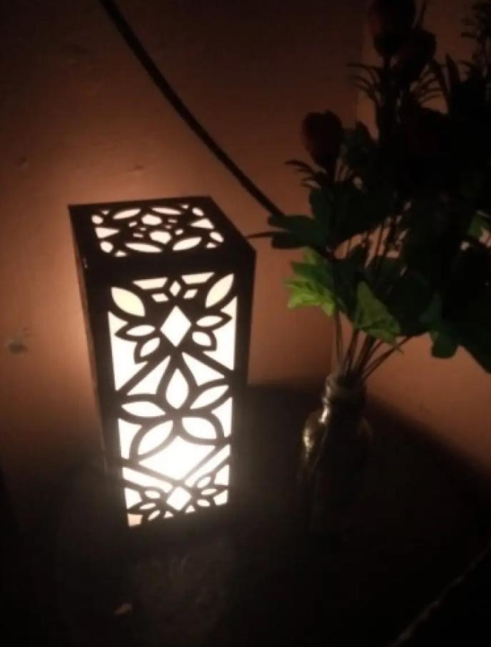 New Design Wooden Lamp With Laser Cutting